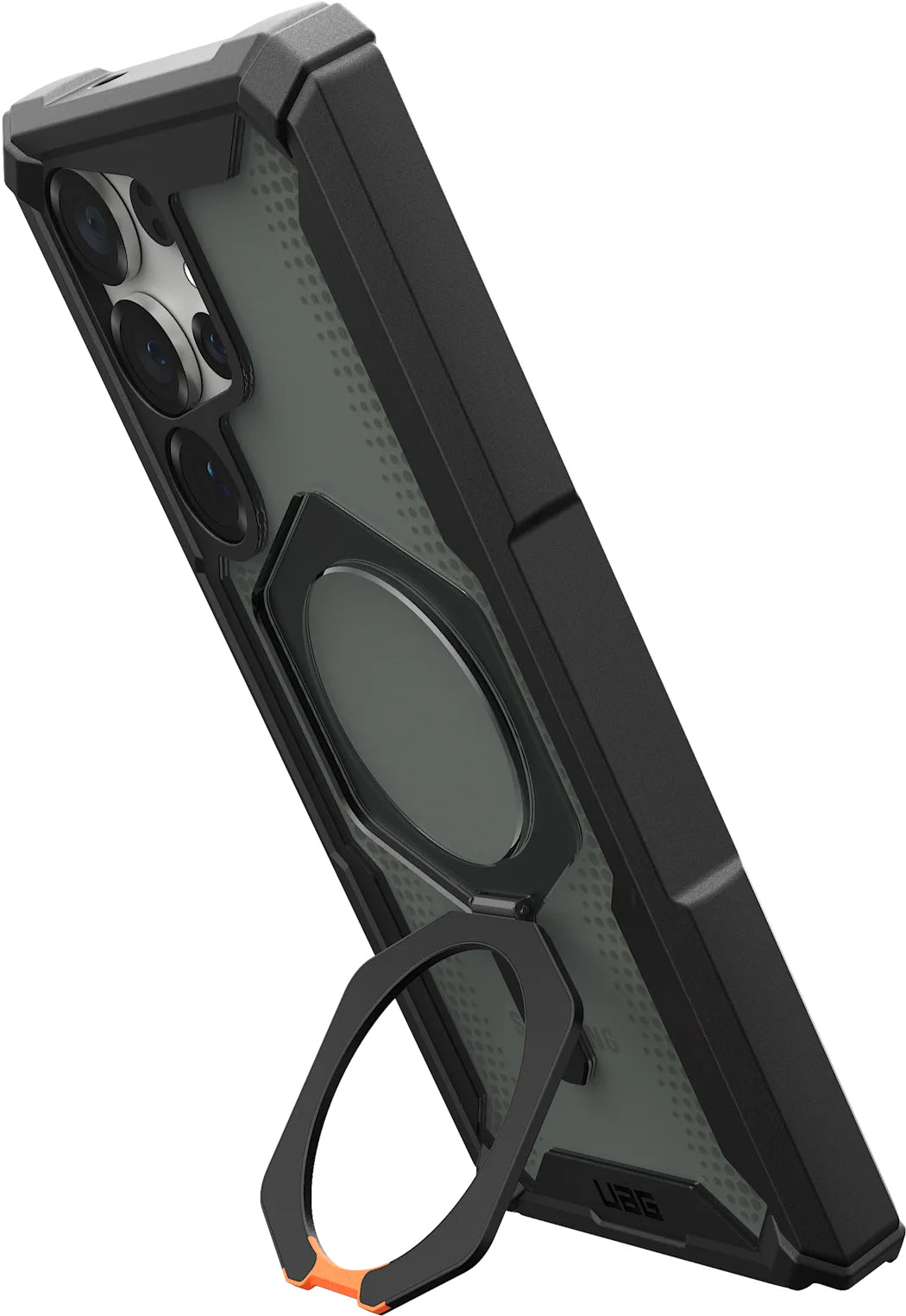 Samsung Galaxy S23 Ultra Plasma XTE Rugged Featherlight Shockproof Protective, Magnetic Ring Holder, Kickstand with Magsafe - Ice