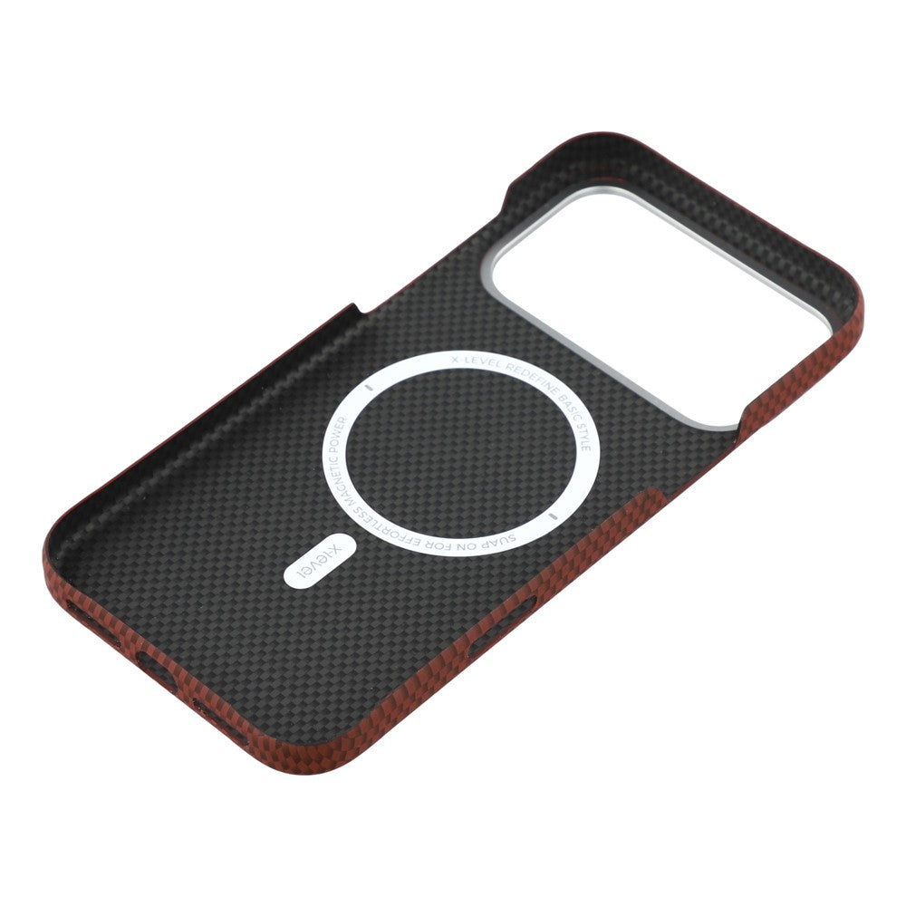 iPhone 17 Air 0.8mm Ultra Slim Carbon Fiber Magnetic Cover with Magsafe - Black