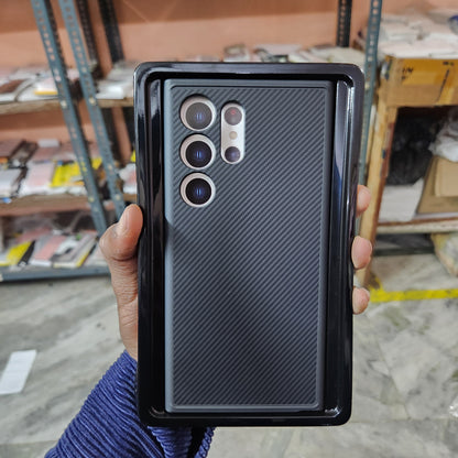 Samsung Galaxy S24 Ultra Carbon Texture Case with Metal Camera Protection