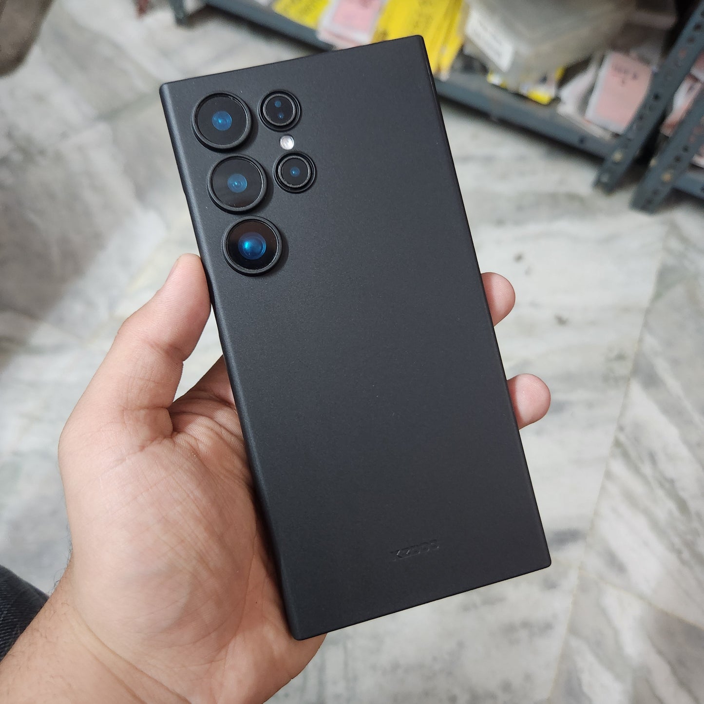 Samsung Galaxy S24 Ultra KZDOO Air Skin Ultra Thin Case with Camera Protection - Black / White