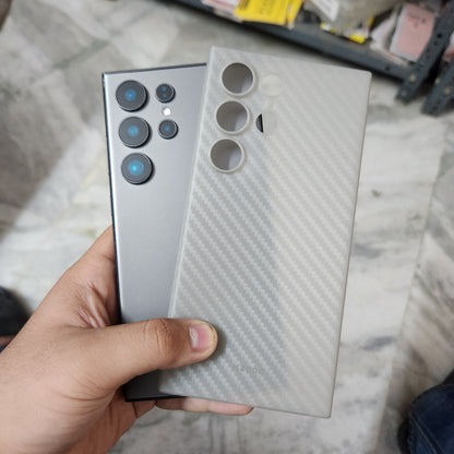 Samsung Galaxy S24 Ultra KZDOO Air Carbon Ultra Thin Paper Case with Camera Protection - Purple