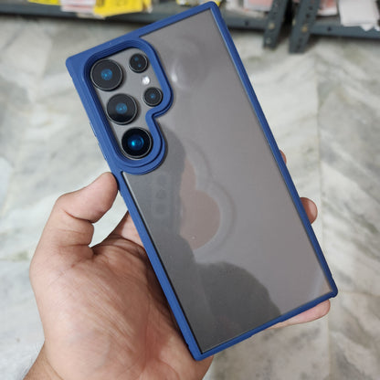 Samsung Galaxy S24 Ultra Hybrid Polycarbonate Bumper Case - Blue