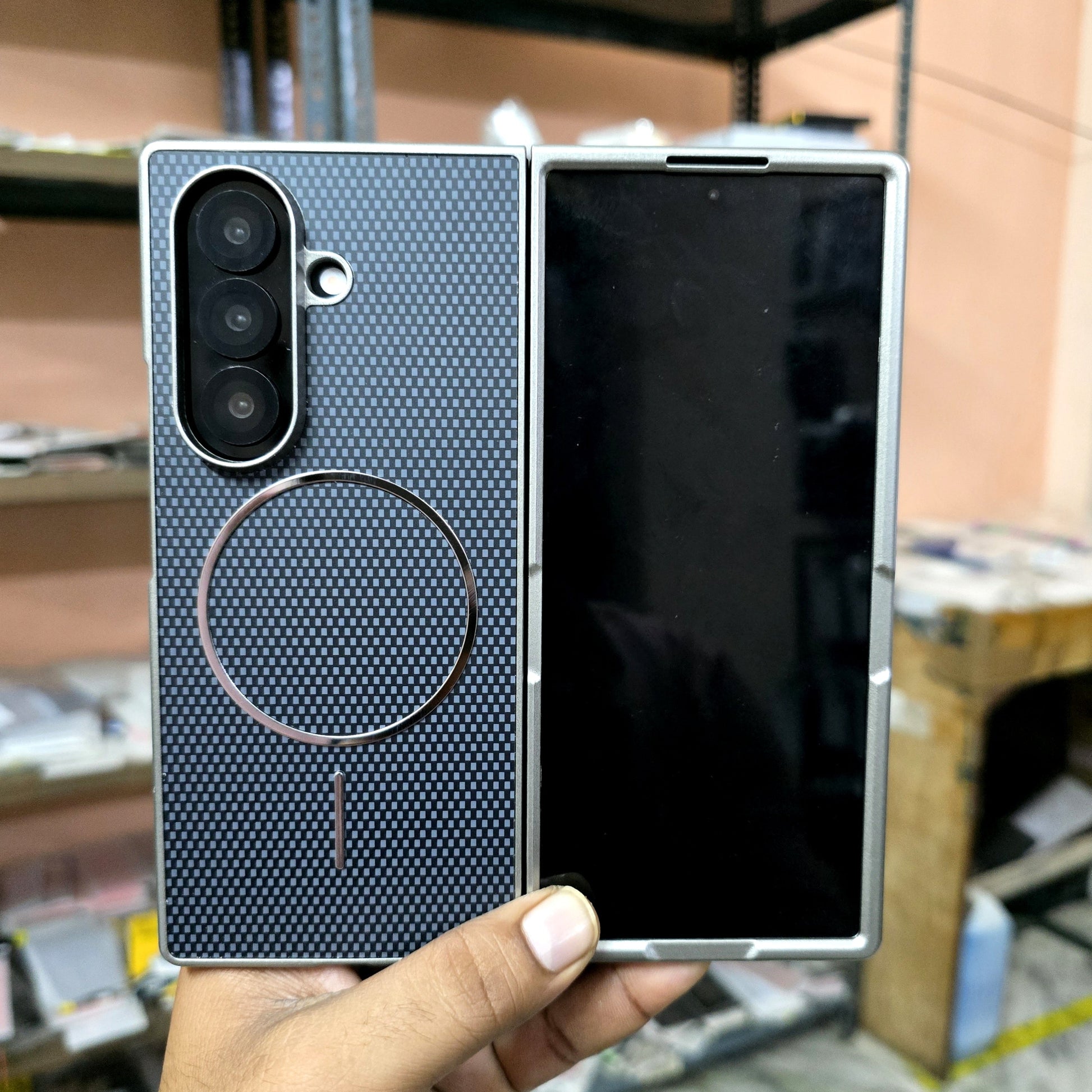 Samsung Galaxy Z Fold7 Shockproof Matte Finish Magsafe Case