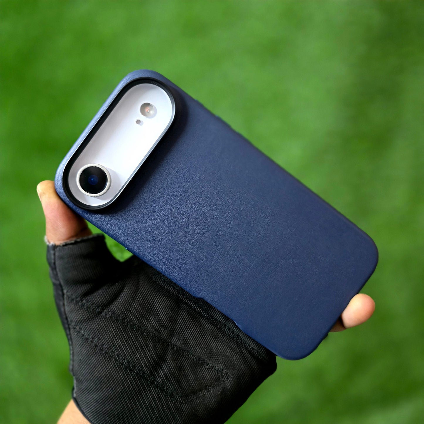 iPhone 17 Air Leather Cover, Genuine Kzdoo Noble Collection Series Leather Case - Blue
