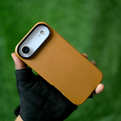 iPhone 17 Air Leather Cover, Genuine Kzdoo Noble Collection Series Leather Case - Brown