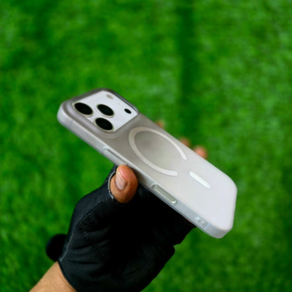 iPhone 17 Pro Max Dual Color Shade Matte Finish Smoke Cover with Magsafe - Black