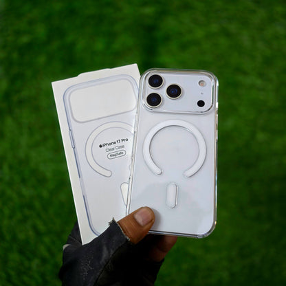 iPhone 17 Pro Crystal Clear Anti-Yellowing Original Transparent Magsafe Case