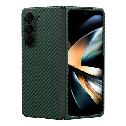 Samsung Galaxy Z Fold 6 0.6mm Super Slim Carbon Texture Aramid Fiber Case - Green