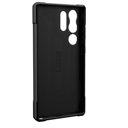 Samsung Galaxy S23 Ultra UAG Monarch Kevlar Series Rugged Heavy Duty Armor Case with 5 Red Dot - Black