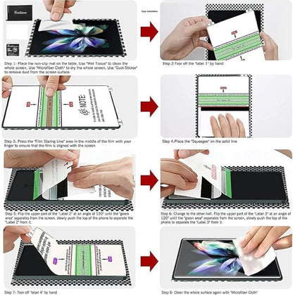 Samsung Galaxy Z Fold6 (3 Pcs Set) Protection Membrane Screen Guard