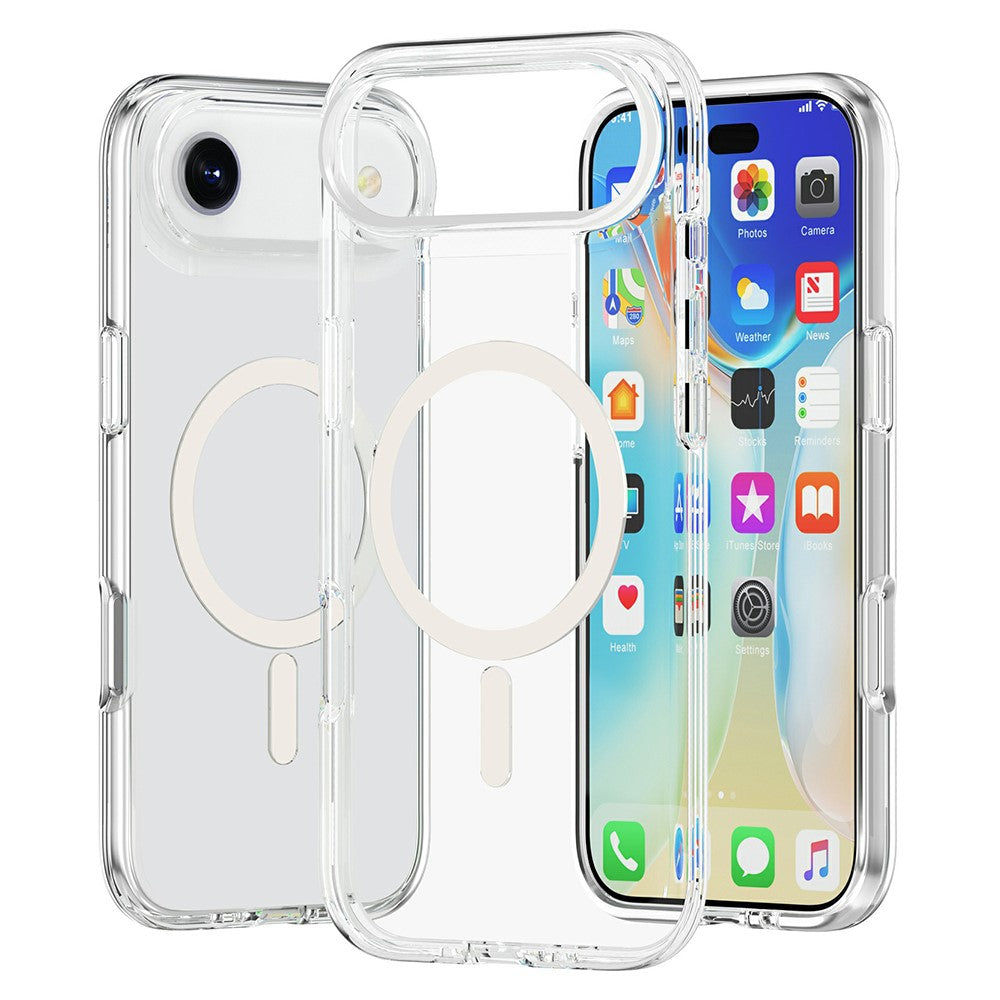 iPhone 17 Air Soft TPU Transparent Magsafe Case - Clear