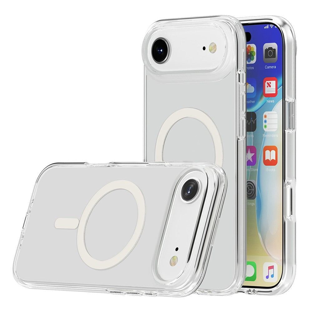 iPhone 17 Air Soft TPU Transparent Magsafe Case - Clear