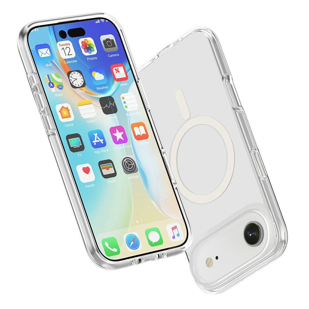iPhone 17 Air Soft TPU Transparent Magsafe Case - Clear