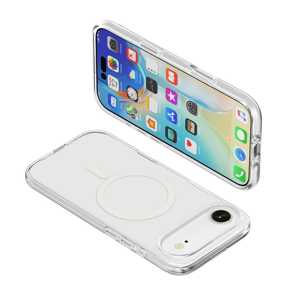 iPhone 17 Air Soft TPU Transparent Magsafe Case - Clear