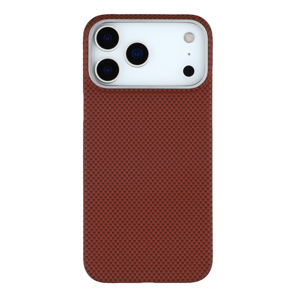 iPhone 17 Pro Max 0.8mm Ultra Slim Carbon Fiber Magnetic Cover with Magsafe - Red