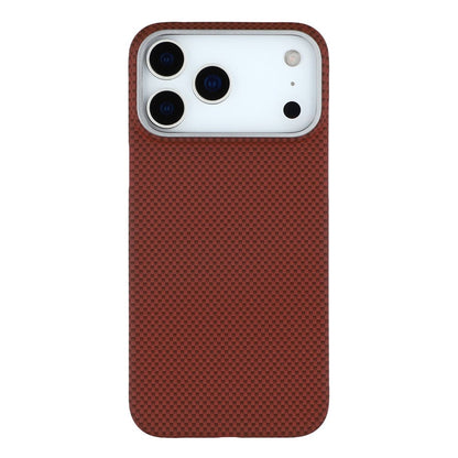 iPhone 17 Pro Max 0.8mm Ultra Slim Carbon Fiber Magnetic Cover with Magsafe - Red