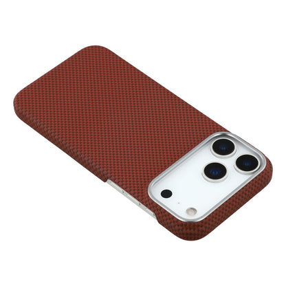 iPhone 17 Pro Max 0.8mm Ultra Slim Carbon Fiber Magnetic Cover with Magsafe - Red