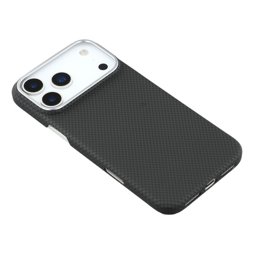 iPhone 17 Air 0.8mm Ultra Slim Carbon Fiber Magnetic Cover with Magsafe - Black