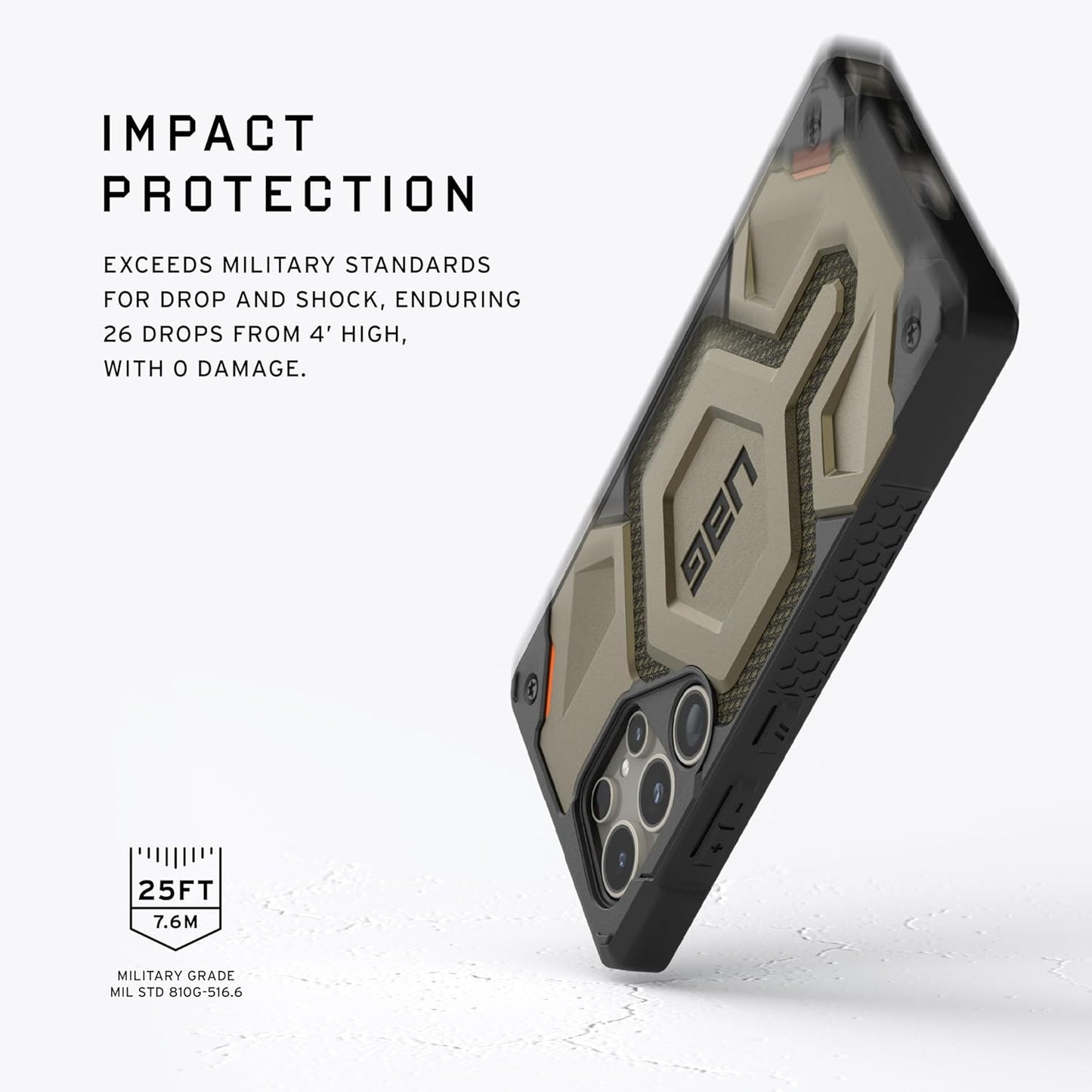 Samsung Galaxy S24 Ultra Monarch Pro Kevlar Series Rugged Armor UAG Case with Magsafe