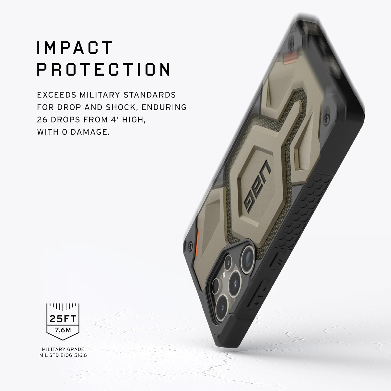 Samsung Galaxy S24 Ultra Monarch Pro Kevlar Series Rugged Armor UAG Case with Magsafe