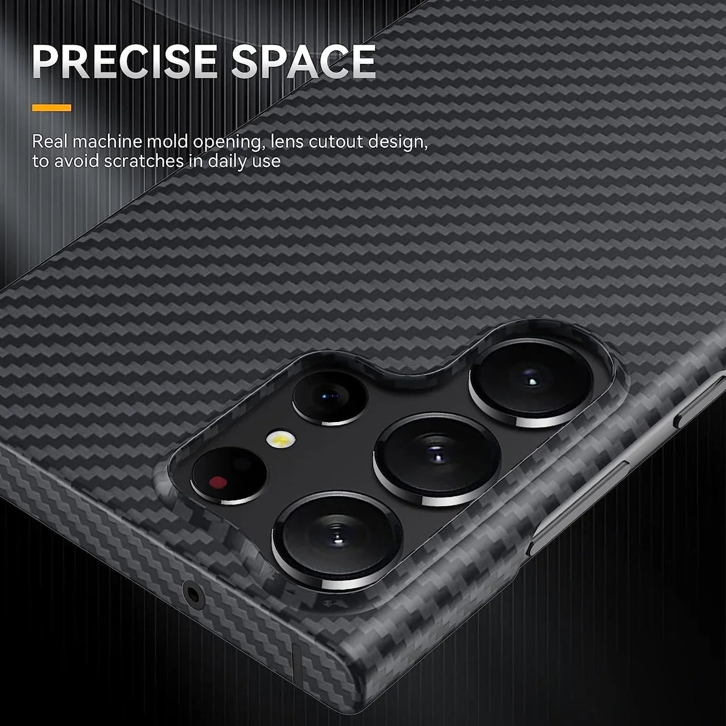 Samsung Galaxy S24 Ultra Carbon Fiber  Real Aramid Kevilar Case