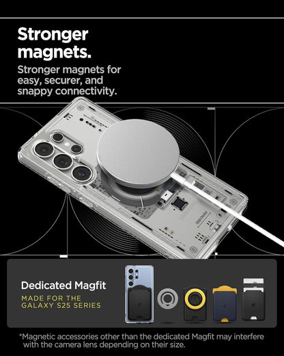 Samsung Galaxy S25 Ultra Neo One Case , Machinery Cover Design Magsafe - Clear