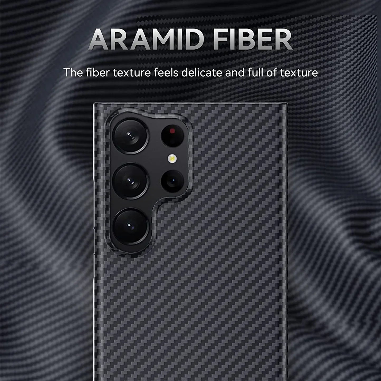 Samsung Galaxy S24 Ultra Carbon Fiber  Real Aramid Kevilar Case