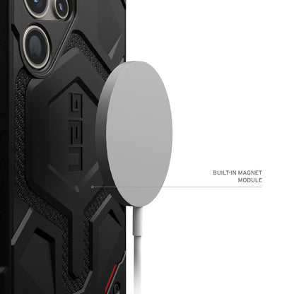 Samsung Galaxy S24 Ultra UAG Case, Monarch Pro Carbon Series Rugged Armor Case with Magsafe - Dark Earth