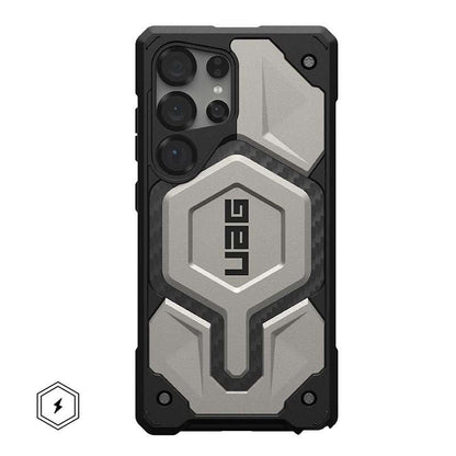 Samsung Galaxy S24 Ultra Monarch Pro (Inner Carban) Rugged Armor UAG Case with Magsafe - Light Grey