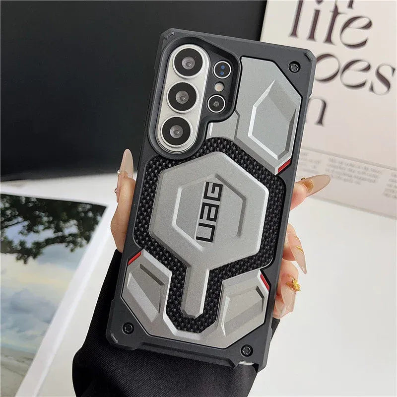 Samsung Galaxy S26 Ultra UAG Case, MonarchPro Series Kevlar Series Rugged Armor Cover with Magsafe - Grey