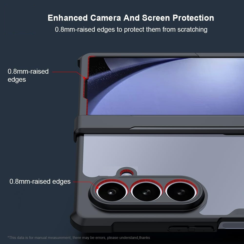 Samsung Z Fold8 Ultra Xundo Hard PC Beetal Series Soft TPU Edges, Hinge Protection, Non-Yellowing Cover