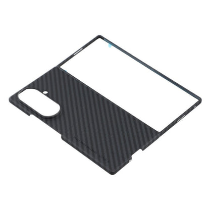 Samsung Fold8 Ultra Carbon Fiber Case, X-level 0.6mm Thin Carbon Fiber Back Cover - Black