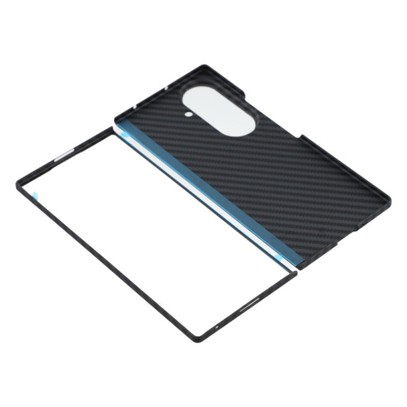 Samsung Fold8 Ultra Carbon Fiber Case, X-level 0.6mm Thin Carbon Fiber Back Cover - Black