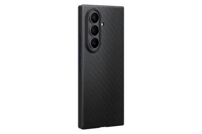 Samsung Z Fold8 Ultra Carbon Case, 0.8mm Slim Carbon Fiber Cover with Magsafe and Logo - Black