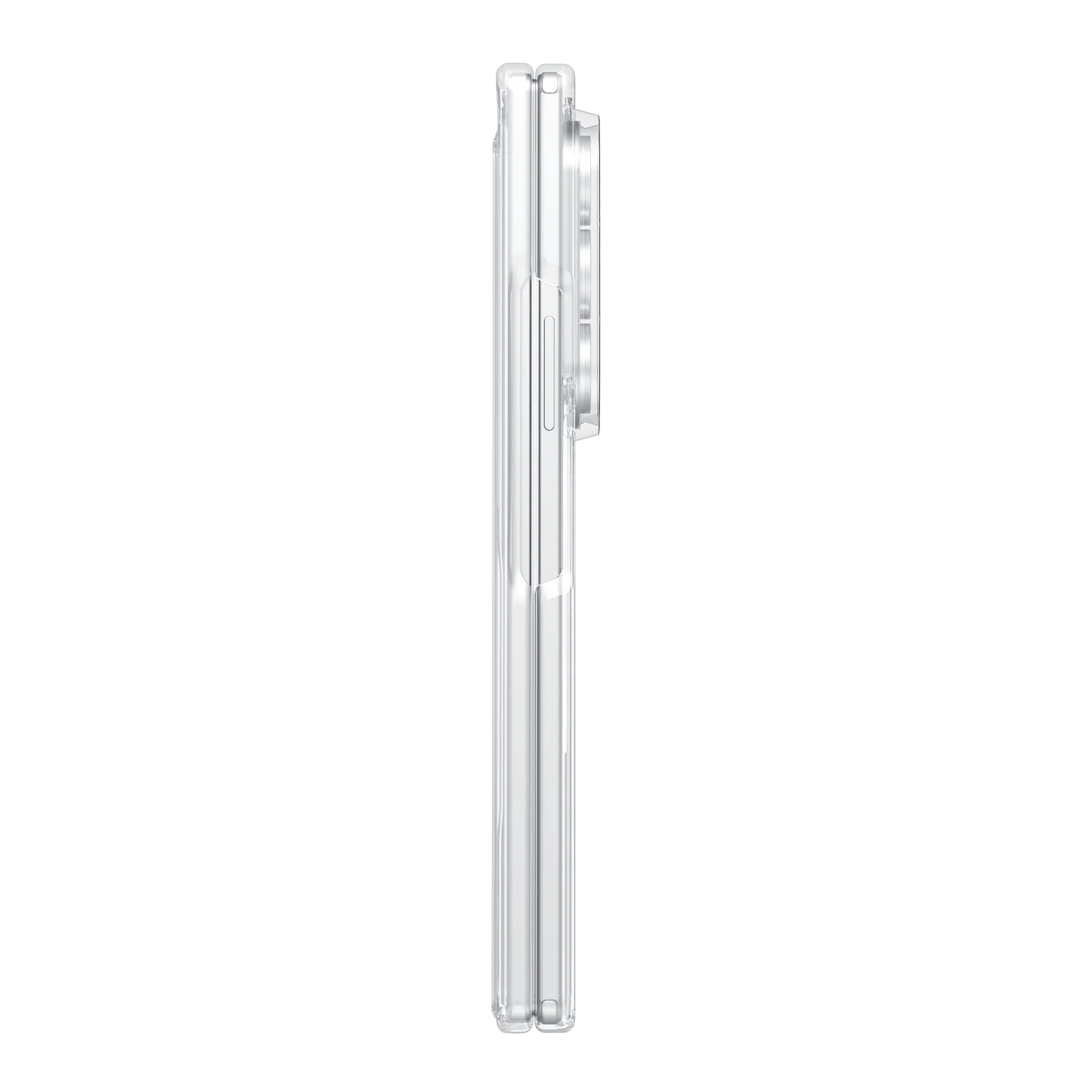 Samsung Fold8 Ultra Transparent Case, Cristal Clear Anti-Yellowing Magnetic Magsafe Case with Hinge Protection