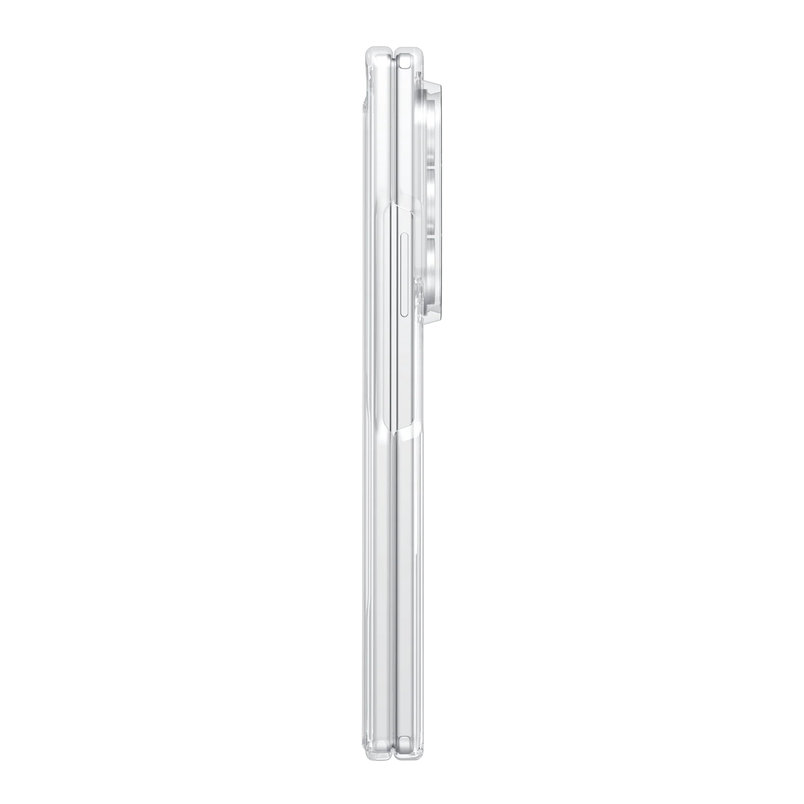 Samsung Fold8 Ultra Transparent Case, Cristal Clear Anti-Yellowing Magnetic Magsafe Case with Hinge Protection