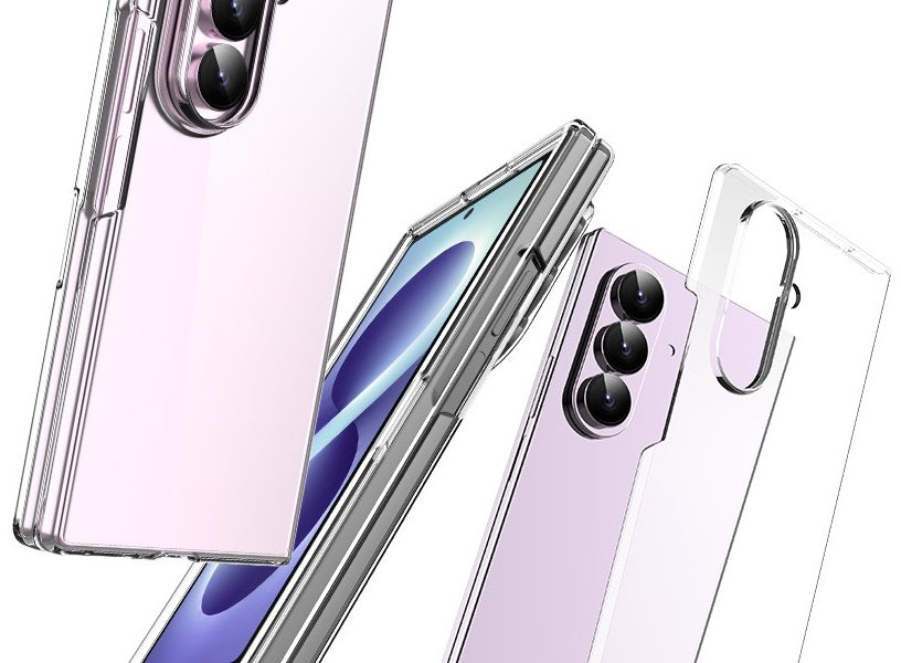 Samsung Z Fold8 Ultra Transparent Case, Crystal Clear Anti-Yellowing Back Cover
