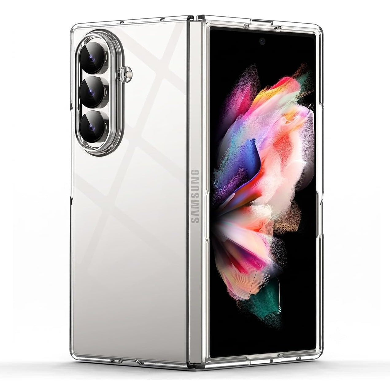 Samsung Z Fold8 Ultra Transparent Case, Crystal Clear Anti-Yellowing Back Cover