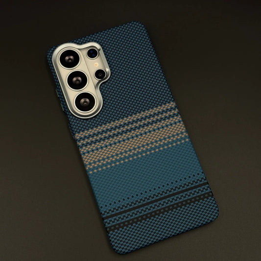 Samsung Galaxy S26 Ultra Carbon Fiber Case, Hard PC Carbon Fiber Texture Cover with Magsafe - Moonrise