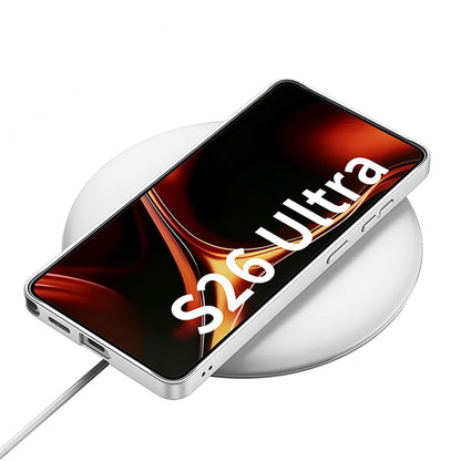 Samsung Galaxy S26 Ultra GKK Hard PC Shell Wrist Strap, Built-in Kickstand with Grip Holder - Silver