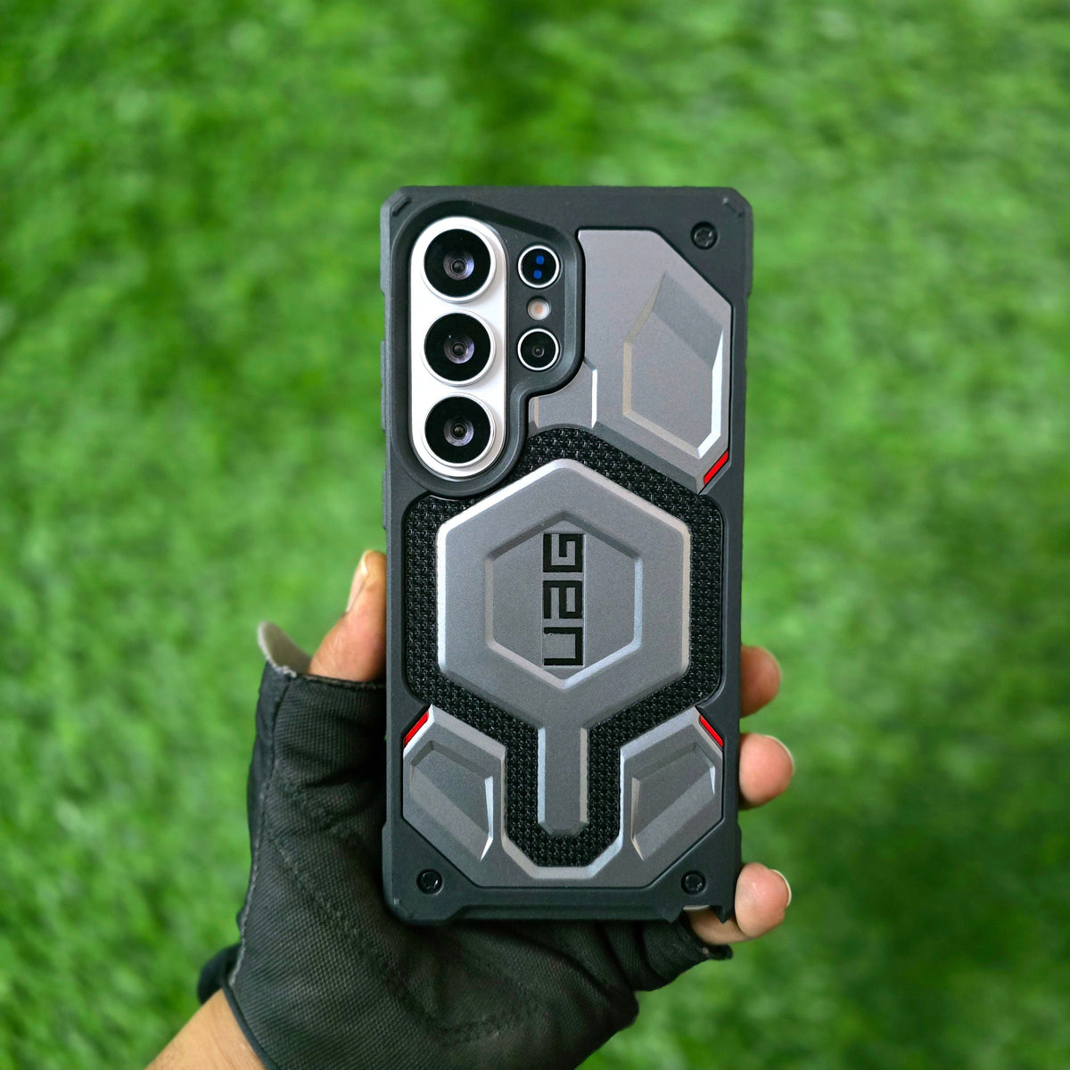 Samsung Galaxy S26 Ultra UAG Case, Monarch Pro Series Kevlar Series Rugged Armor Cover with Magsafe - grey