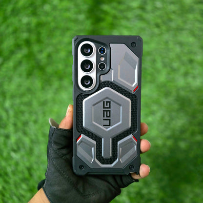 Samsung Galaxy S26 Ultra UAG Case, Monarch Pro Series Kevlar Series Rugged Armor Cover with Magsafe - grey