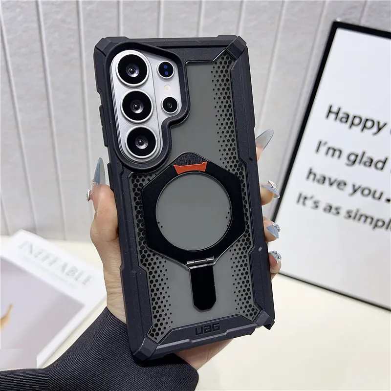 Samsung Galaxy S26 Ultra UAG Cover, Plasma XTE Series Magnetic Ring Holder, Kickstand with Magsafe - Ash