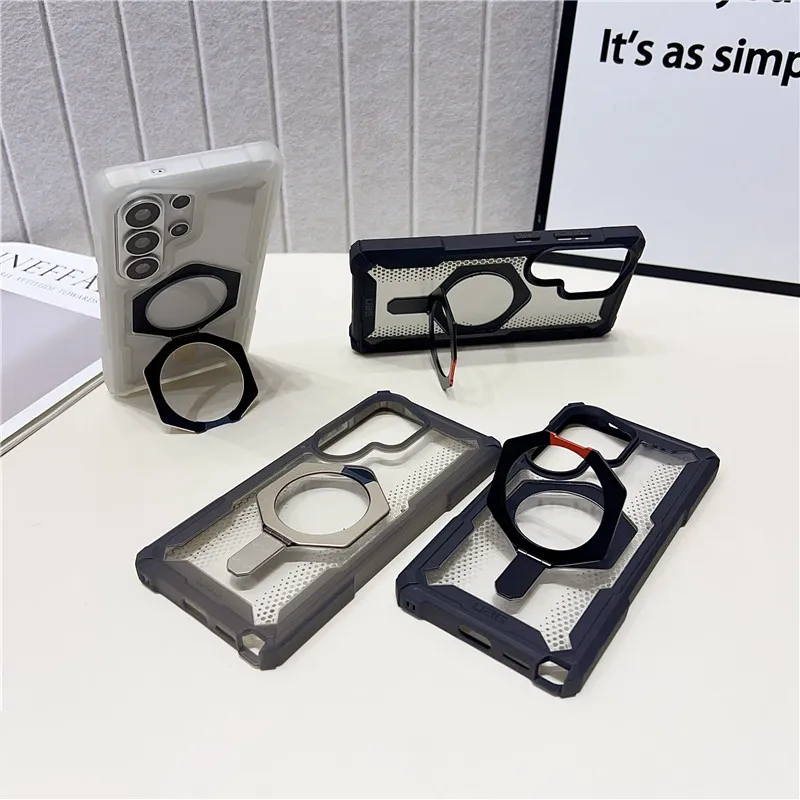 Samsung Galaxy S26 Ultra UAG Cover, Plasma XTE Series Magnetic Ring Holder, Kickstand with Magsafe - Ash