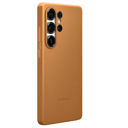 Samsung S26 Ultra Leather Case - Saddle Brown