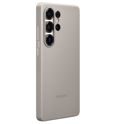 Samsung S26 Ultra Leather Case - Titanium