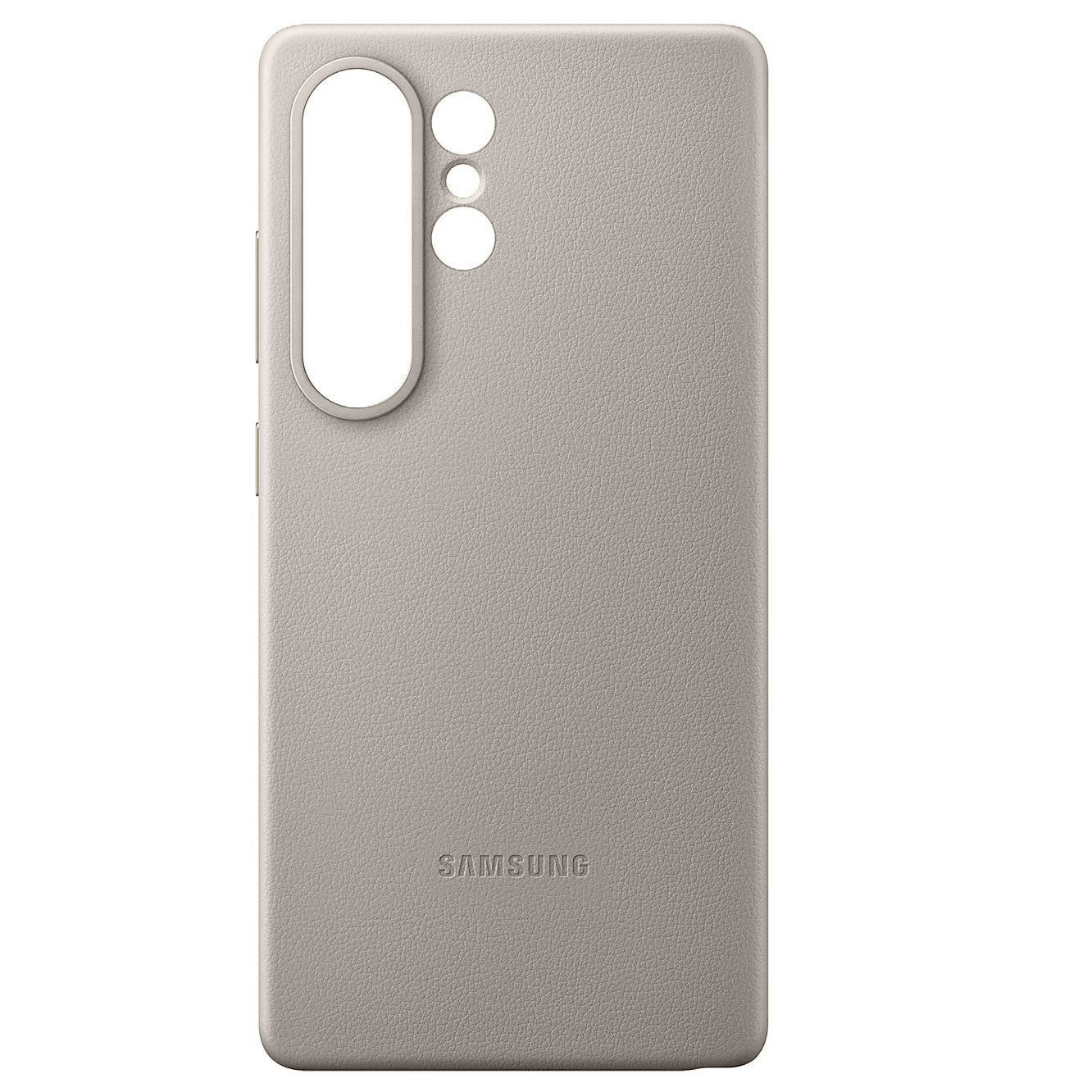 Samsung S26 Ultra Leather Case - Titanium