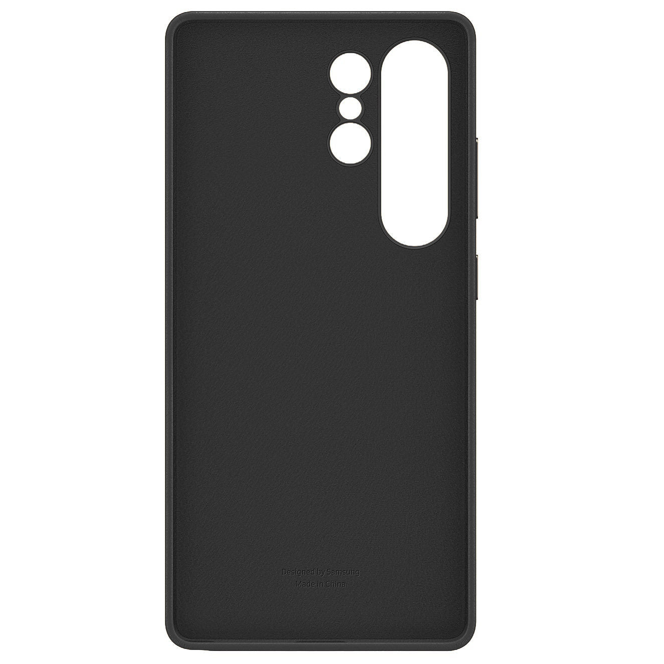 Samsung S26 Ultra Leather Case - Black