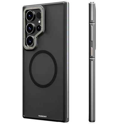 Samsung Galaxy S26 Ultra Youngkit Case, Hidden Sand Matte Series Case with Magsafe - Black