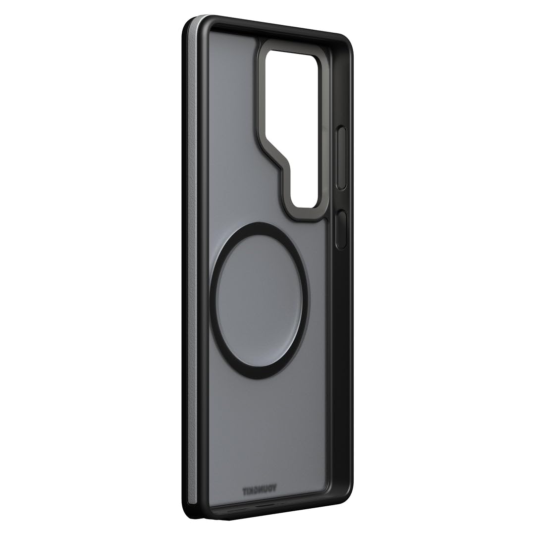 Samsung Galaxy S26 Ultra Youngkit Case, Hidden Sand Matte Series Case with Magsafe - Black